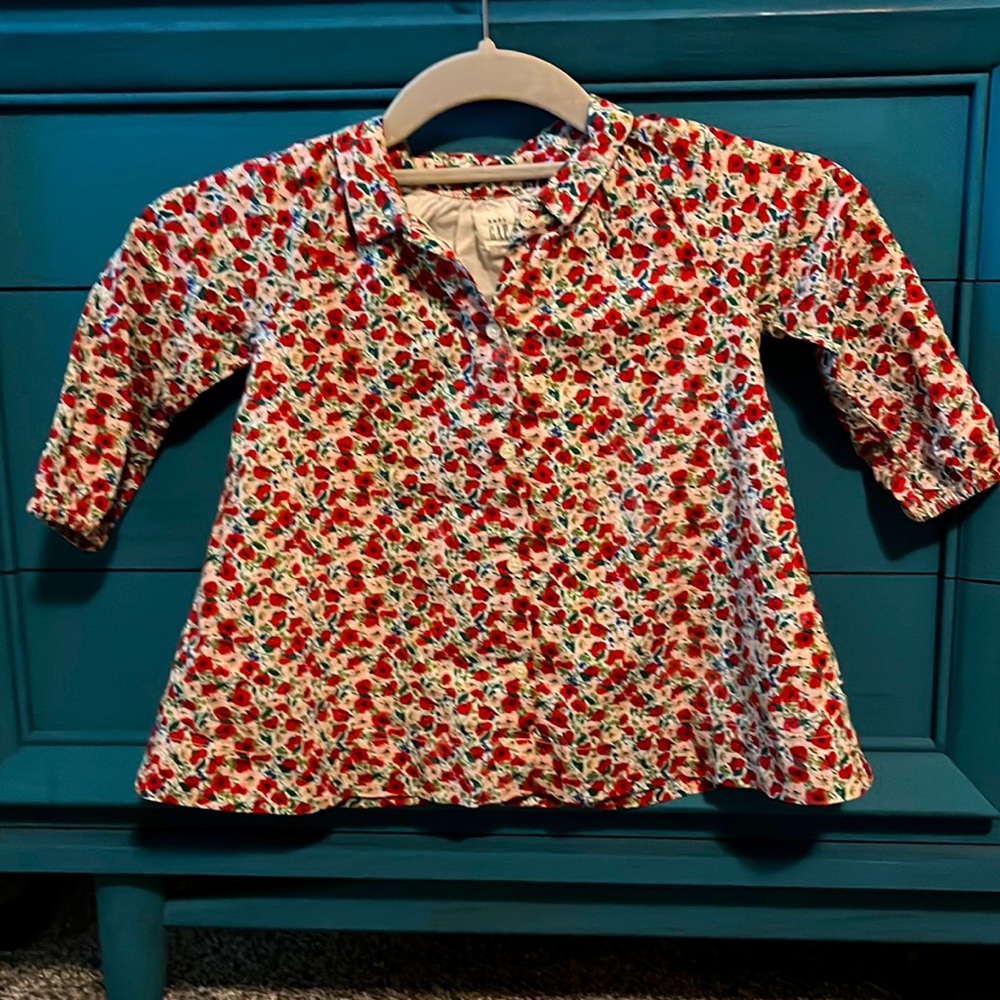 Baby Gap Long Sleeve Button Down Top/Dress